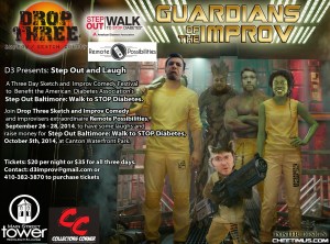 Drop Three Presents Step Out and Laugh! 