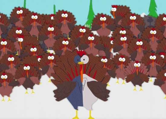 South Park Turkeys Braveheart